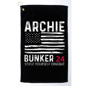 Archie Bunker 24. Stifle Yourself Dingbat Platinum Collection Golf Towel