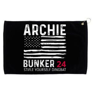 Archie Bunker 24. Stifle Yourself Dingbat Grommeted Golf Towel