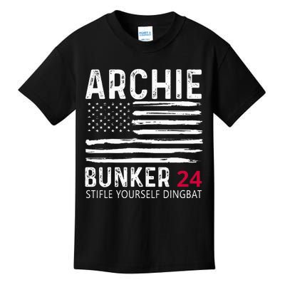 Archie Bunker 24. Stifle Yourself Dingbat Kids T-Shirt