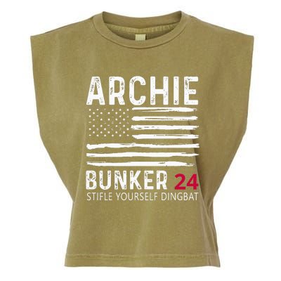 Archie Bunker 24. Stifle Yourself Dingbat Garment-Dyed Women's Muscle Tee