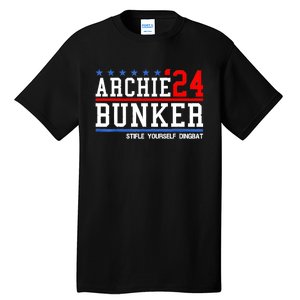 Archie Bunker 24 For President 2024 Tall T-Shirt