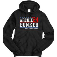 Archie Bunker 24 For President 2024 Tie Dye Hoodie