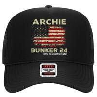 Archie Bunker 24 For President High Crown Mesh Back Trucker Hat