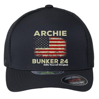 Archie Bunker 24 For President Flexfit Unipanel Trucker Cap