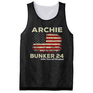 Archie Bunker 24 For President Mesh Reversible Basketball Jersey Tank