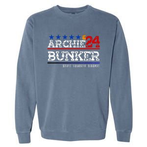 Archie Bunker 24 For President 2024 Garment-Dyed Sweatshirt