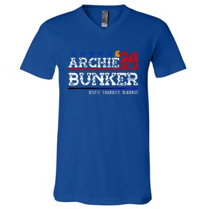 Archie Bunker 24 For President 2024 V-Neck T-Shirt