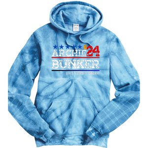 Archie Bunker 24 For President 2024 Tie Dye Hoodie