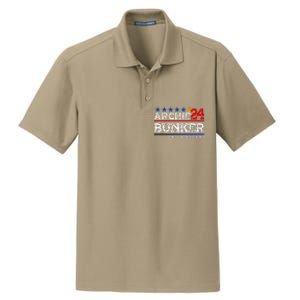 Archie Bunker 24 For President 2024 Dry Zone Grid Polo