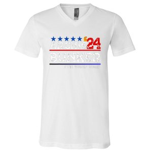 Archie Bunker 24 For President 2024 V-Neck T-Shirt