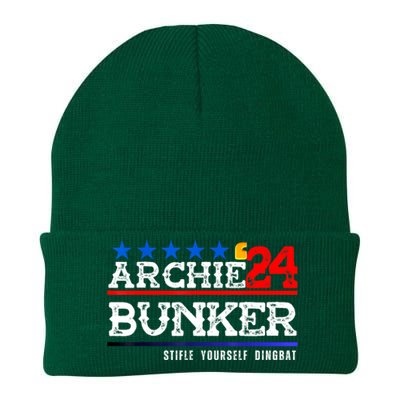 Archie Bunker 24 For President 2024 Knit Cap Winter Beanie