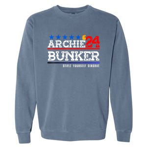 Archie Bunker 24 For President 2024 Garment-Dyed Sweatshirt