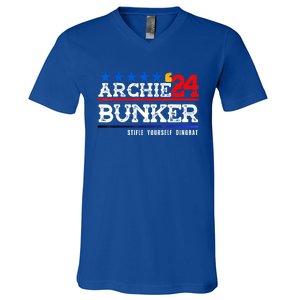 Archie Bunker 24 For President 2024 V-Neck T-Shirt