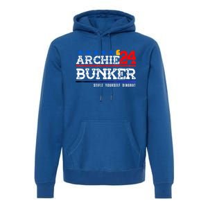 Archie Bunker 24 For President 2024 Premium Hoodie