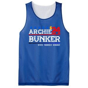 Archie Bunker 24 For President 2024 Mesh Reversible Basketball Jersey Tank