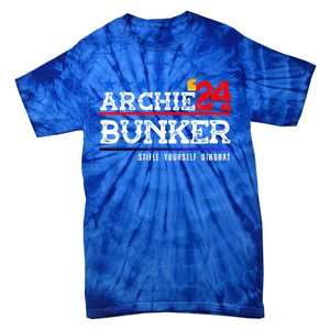 Archie Bunker 24 For President 2024 Tie-Dye T-Shirt