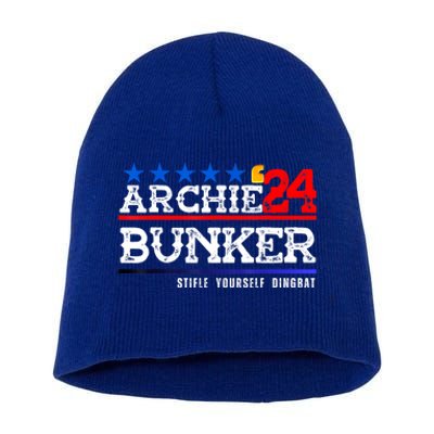 Archie Bunker 24 For President 2024 Short Acrylic Beanie