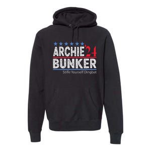 Archie Bunker 2024 Presidential Campaign Premium Hoodie