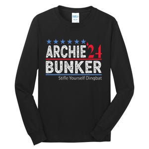 Archie Bunker 2024 Presidential Campaign Tall Long Sleeve T-Shirt