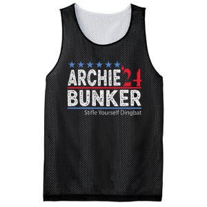 Archie Bunker 2024 Presidential Campaign Mesh Reversible Basketball Jersey Tank