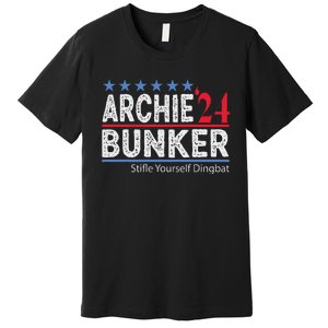 Archie Bunker 2024 Presidential Campaign Premium T-Shirt