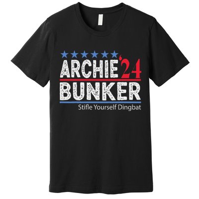 Archie Bunker 2024 Presidential Campaign Premium T-Shirt
