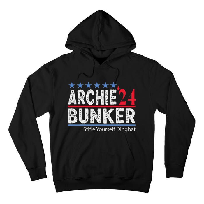 Archie Bunker 2024 Presidential Campaign Tall Hoodie