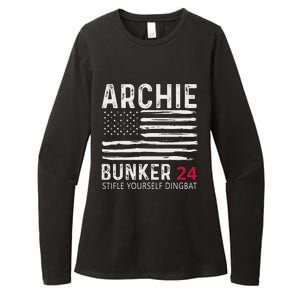 Archie Bunker 24. Stifle Yourself Dingbat Womens CVC Long Sleeve Shirt