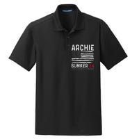 Archie Bunker 24. Stifle Yourself Dingbat Dry Zone Grid Polo