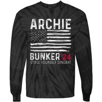 Archie Bunker 24. Stifle Yourself Dingbat Tie-Dye Long Sleeve Shirt