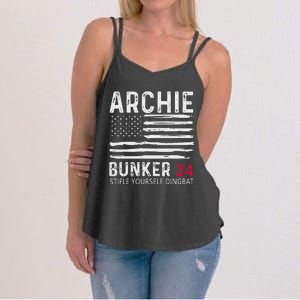 Archie Bunker 24. Stifle Yourself Dingbat Women's Strappy Tank