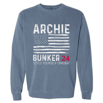 Archie Bunker 24. Stifle Yourself Dingbat Garment-Dyed Sweatshirt