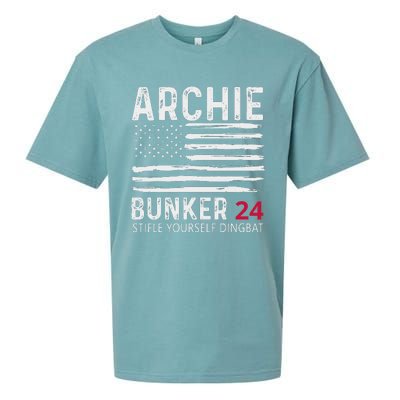 Archie Bunker 24. Stifle Yourself Dingbat Sueded Cloud Jersey T-Shirt