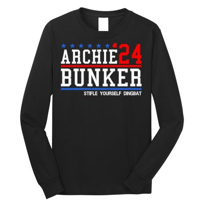 Archie Bunker 24 For President 2024 Long Sleeve Shirt