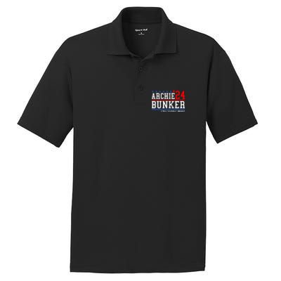 Archie Bunker 24 For President 2024 PosiCharge RacerMesh Polo