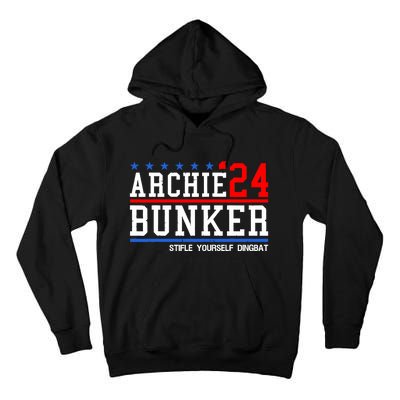 Archie Bunker 24 For President 2024 Tall Hoodie