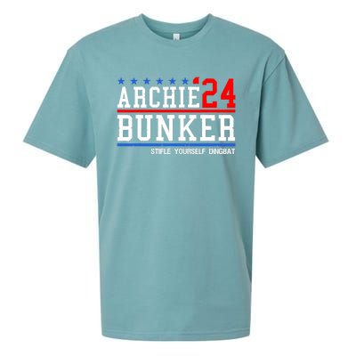 Archie Bunker 24 For President 2024 Sueded Cloud Jersey T-Shirt