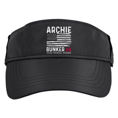 Archie Bunker 24. Stifle Yourself Dingbat Adult Drive Performance Visor