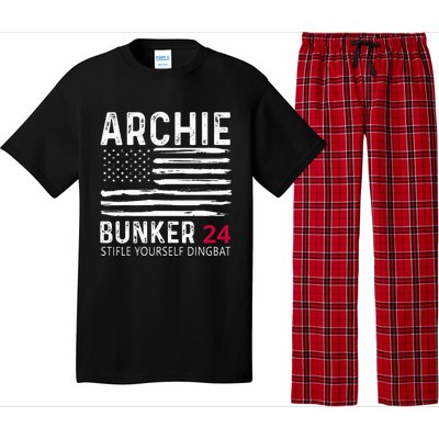 Archie Bunker 24. Stifle Yourself Dingbat Pajama Set