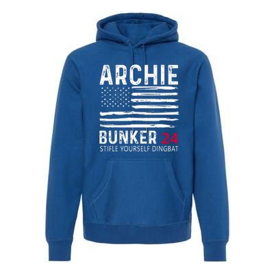 Archie Bunker 24. Stifle Yourself Dingbat Premium Hoodie