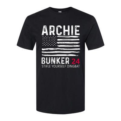 Archie Bunker 24. Stifle Yourself Dingbat Softstyle CVC T-Shirt