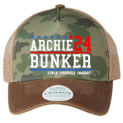 Archie Bunker 24 Stifle Yourself Dingbat Legacy Tie Dye Trucker Hat