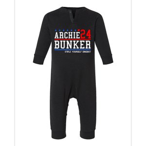 Archie Bunker 24 Stifle Yourself Dingbat Infant Fleece One Piece