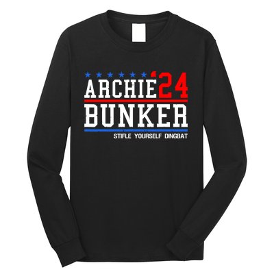 Archie Bunker 24 Stifle Yourself Dingbat Long Sleeve Shirt