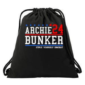 Archie Bunker 24 Stifle Yourself Dingbat Drawstring Bag