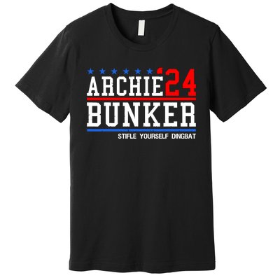 Archie Bunker 24 Stifle Yourself Dingbat Premium T-Shirt