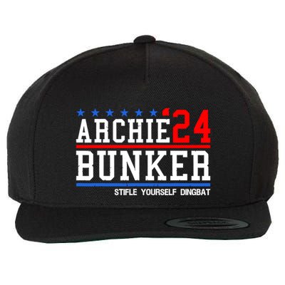 Archie Bunker 24 Stifle Yourself Dingbat Wool Snapback Cap