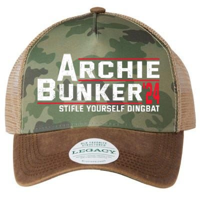 Archie Bunker 24 Stifle Yourself Dingbat Legacy Tie Dye Trucker Hat