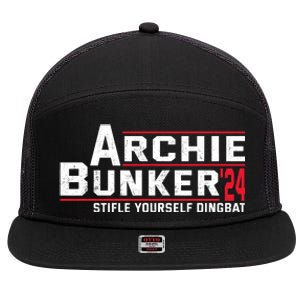 Archie Bunker 24 Stifle Yourself Dingbat 7 Panel Mesh Trucker Snapback Hat