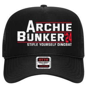 Archie Bunker 24 Stifle Yourself Dingbat High Crown Mesh Back Trucker Hat